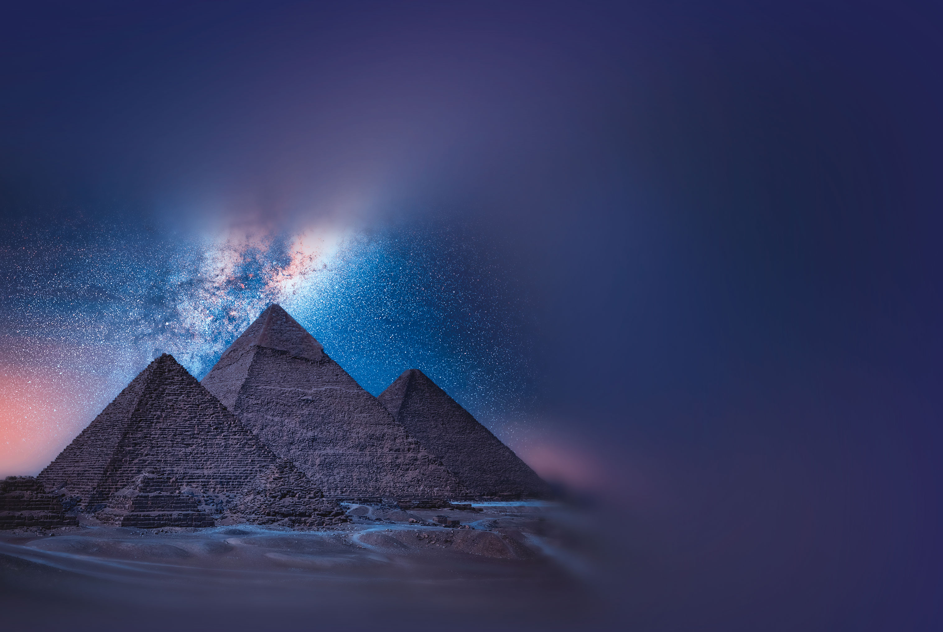 【古代の宇宙観】地球も，天も，大気も，すべては神─。神話がえがく古代の宇宙観