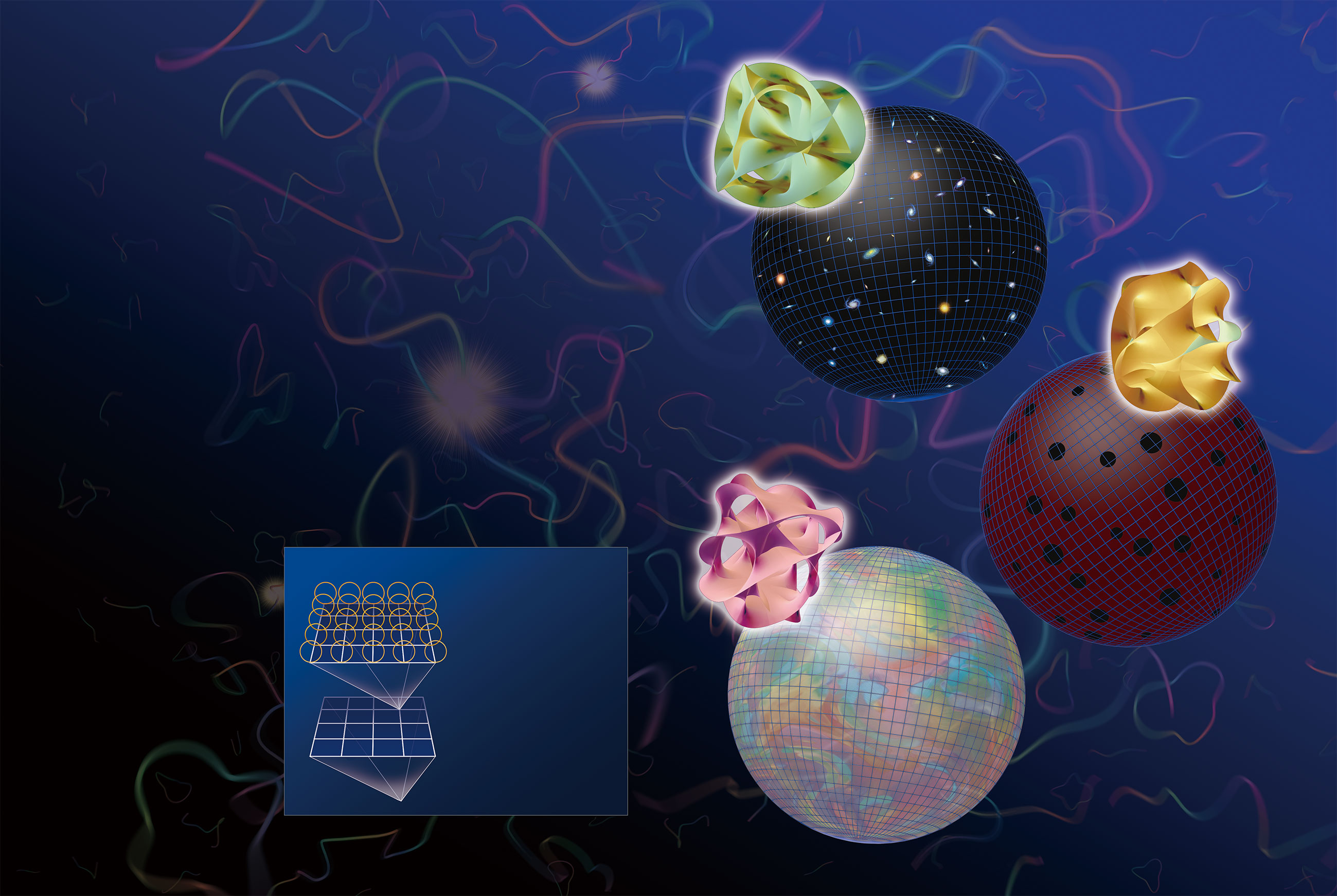 【余剰次元】超ひも理論によれば，ありえる宇宙の数は10の500乗通りもある