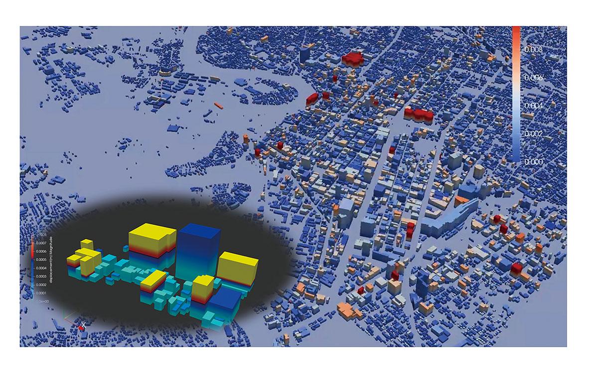 【地震後の判断】「この建物は安全か」を自動判定して表示。デジタルツインで都市全体の被害を予測